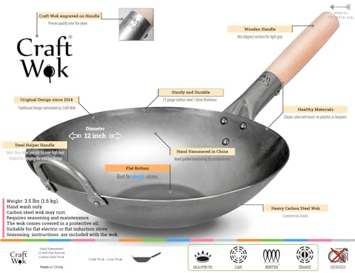 Best 12 Inch Carbon Steel Wok